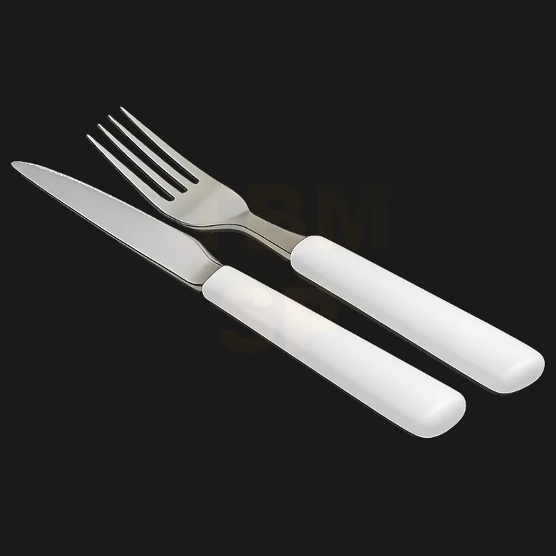 Set de cubiertos con mango (Cuchillo y Tenedor)